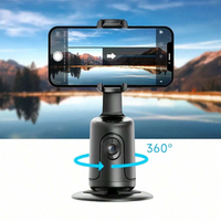 Thumbnail for 360 ° Intelligent AI Face Recognition Pan-Tilt Anti-Shaking Mobile Phone Universal Panoramic Tracking Tripod