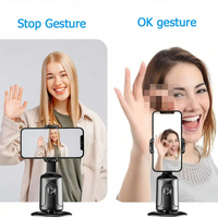 Thumbnail for 360 ° Intelligent AI Face Recognition Pan-Tilt Anti-Shaking Mobile Phone Universal Panoramic Tracking Tripod