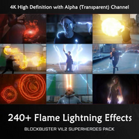 Thumbnail for Special Effects Video material: Access 240+ High-Quality Special Effects, Easy One-Click Operations, and Full 4K Video Compatibility