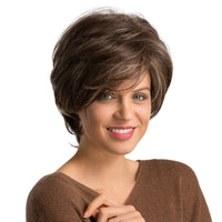 Thumbnail for Short Blonde and Brown Pixie Cut Wigs With Blonde Highlight Pixie Cut Wigs for Women Daily Use SS109-1