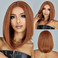 Thumbnail for 14 Inch Orange Middle Part Bob for Women WL1034-1