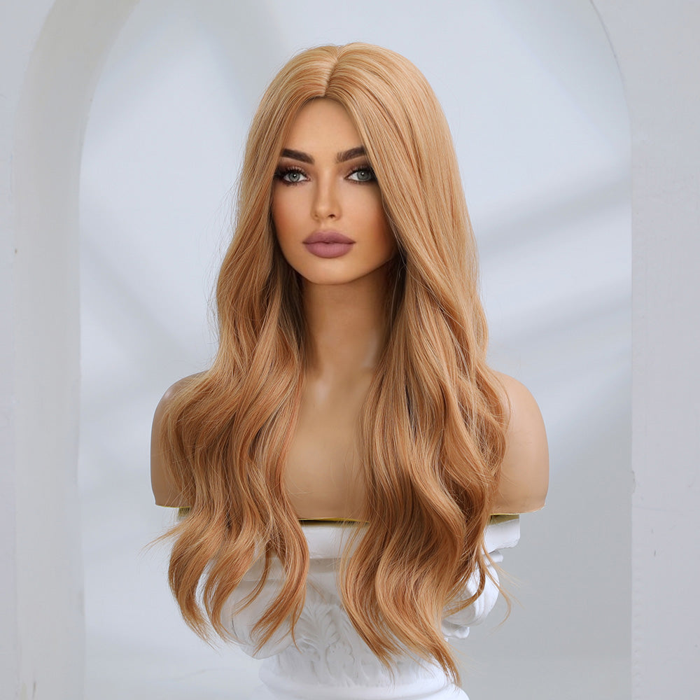 26 inches natural wave and long hair brown fashion wig LC8044-1