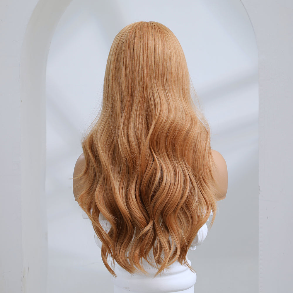 26 inches natural wave and long hair brown fashion wig LC8044-1