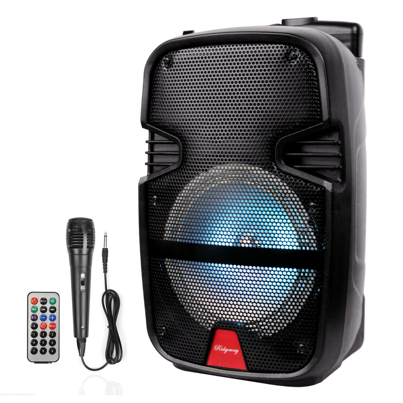 8" 4,400 Watts Wireless Portable Party Bluetooth Speaker With Microphone &Remote