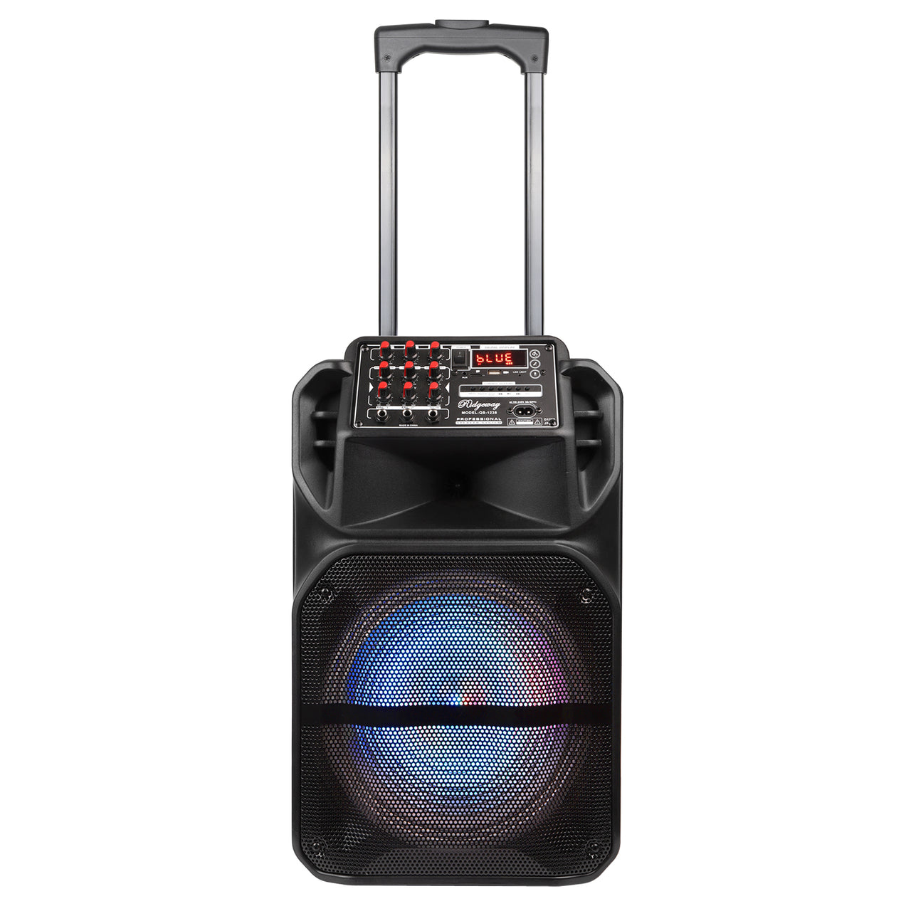 Portable Bluetooth PA Speaker System with 12" / 15'' Subwoofers Mic Party DJ Light