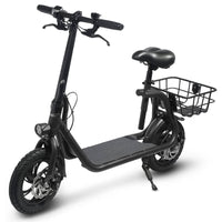 Thumbnail for SEHOMY Electric Scooter Adults with Seat , Portable Scooters for Adults 15.5MPH Lightweight, Foldable 450W Motor Battery E-Scooter Basket, 265lbs Max Load Electronic Scooter 2 Wheel