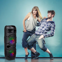 Thumbnail for 5,000W Portable Bluetooth Speaker Dual woofer Heavy Bass Party System Mic AUX FM