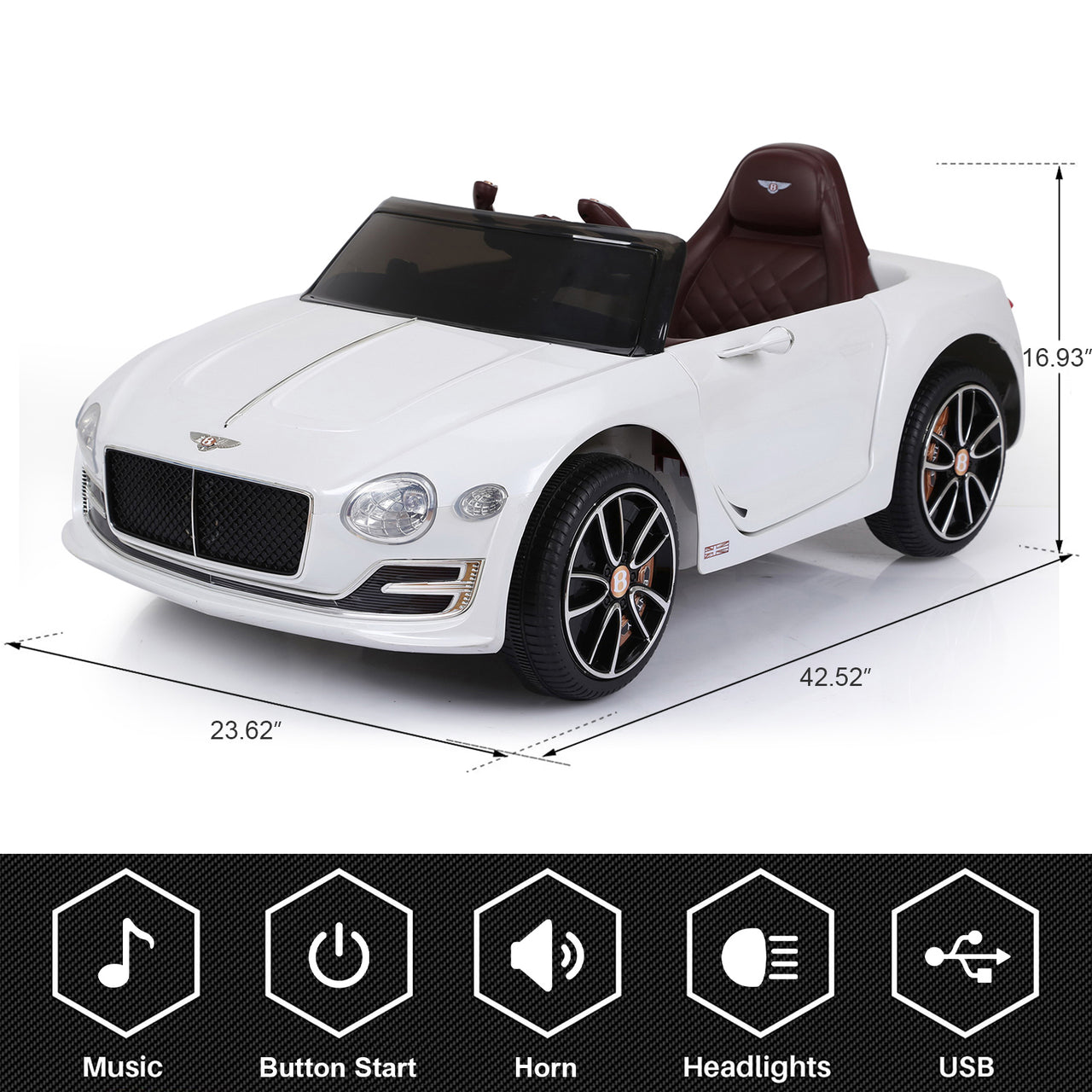 12V Electric Kid car with Parent Remote